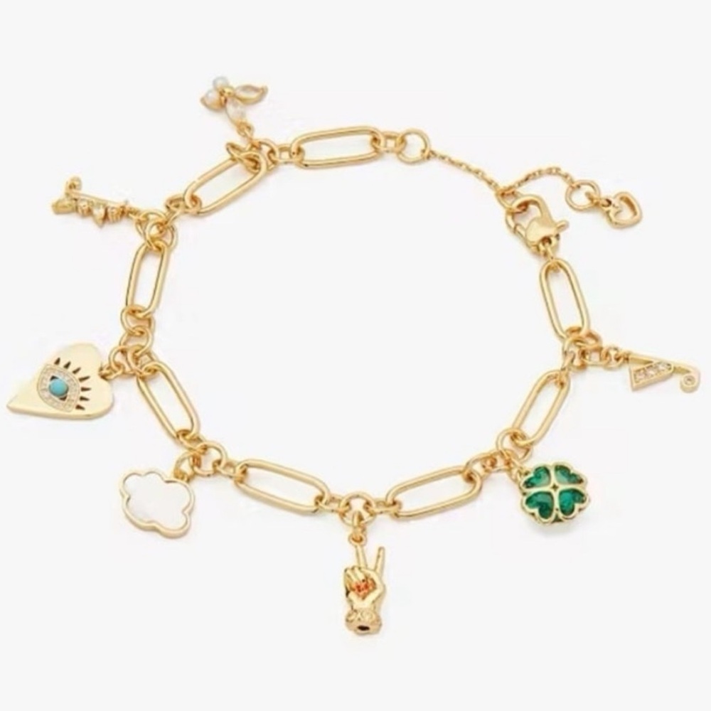$128 Kate Spade Wishes Charm Bracelet